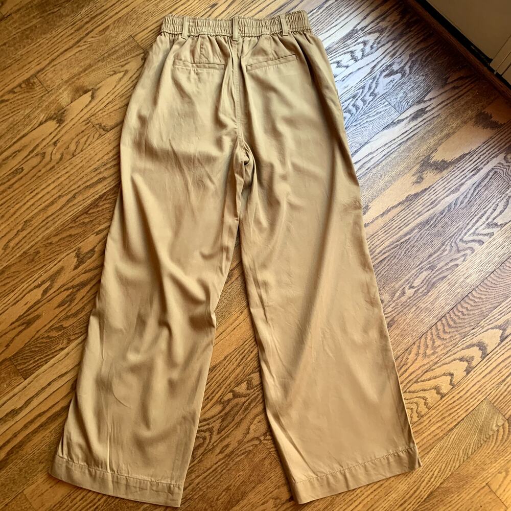 Madewell Women's Neale Straight-Leg Pant In Drapeweave CM5 Mustard Gold Size 6 - Picture 15 of 16